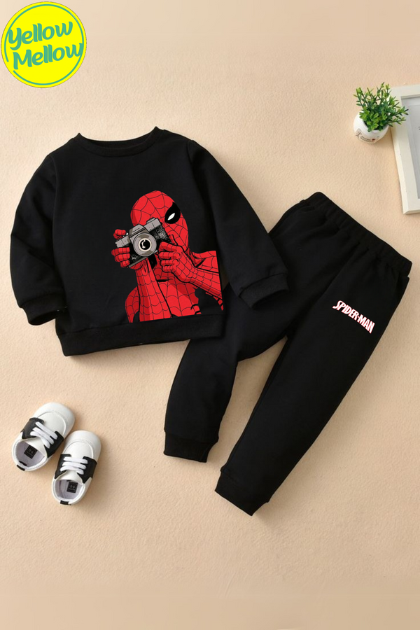 Spiderman Black Tracksuit