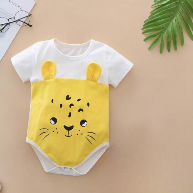 Cheeta Face Romper