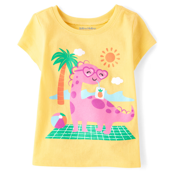 Cute Dino Yellow Limited Edition Tee