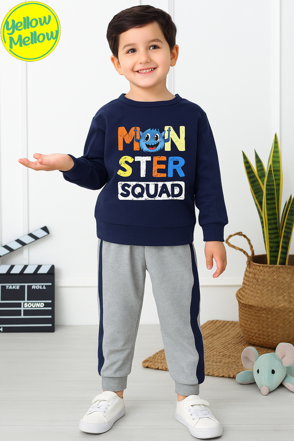 Monster Squad Navy & Grey Tracksuit