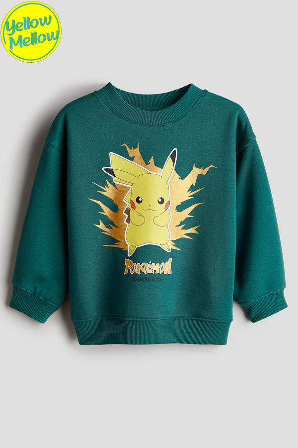 Pika Green Sweatshirt