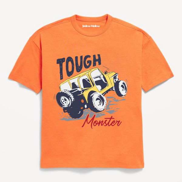 Tough Car Orange Tee