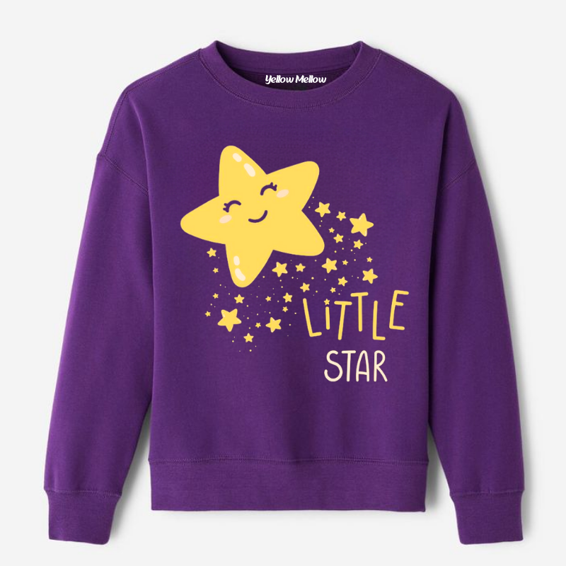 Purple Little Star Sweatshirt