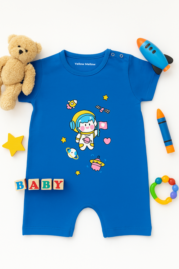 Baby Astronaut Royal Romper