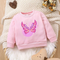 Butterfly Pink Sweatshirt