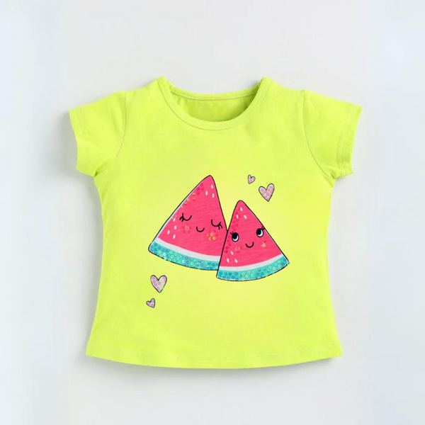 Mother Daughter Watermelon Love