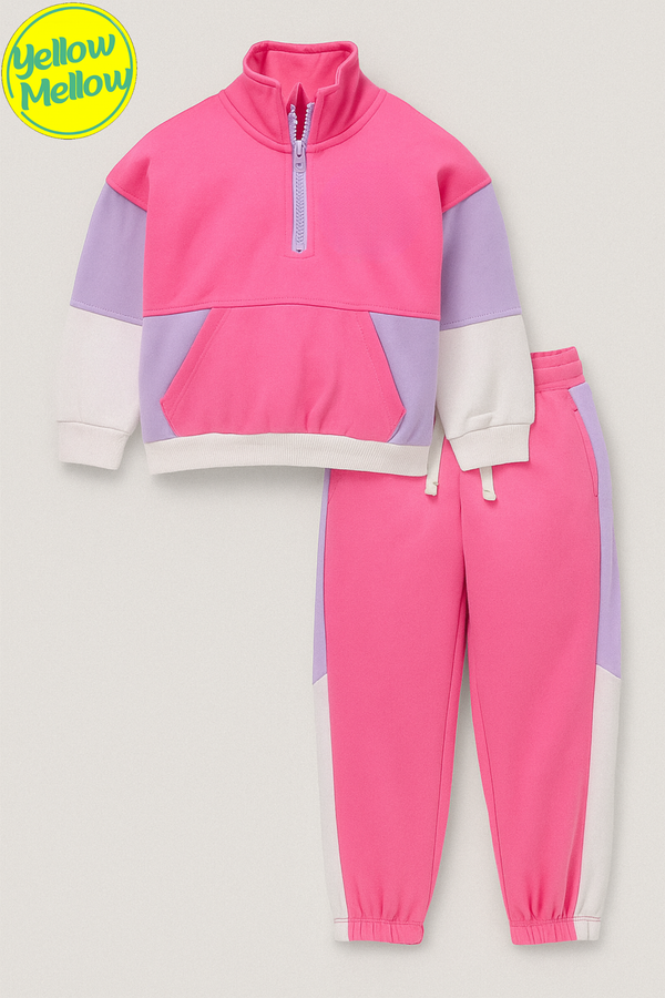 PLW Quarter Zip Girls Set