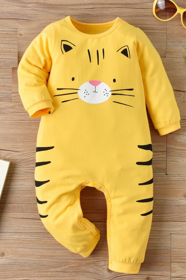 Cat Fleece Winter Romper
