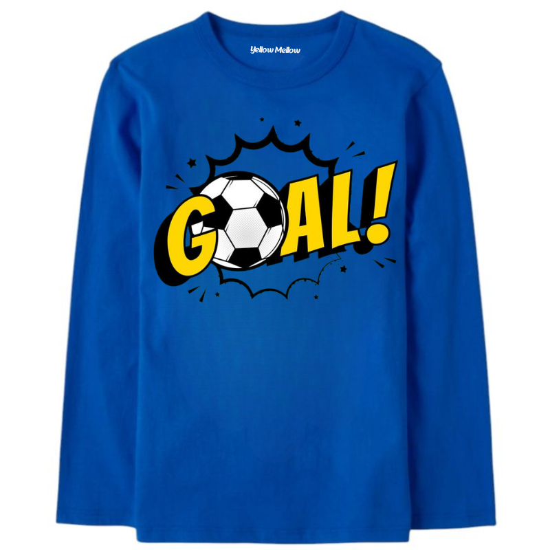 Goal Royal Blue Full Sleeves Tee