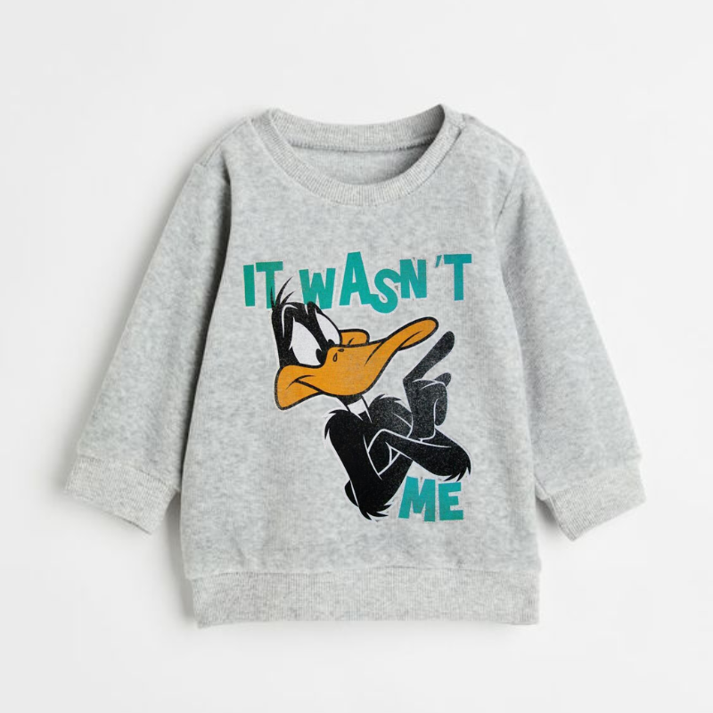 It Wasn't Me Daffy Grey Sweatshirt