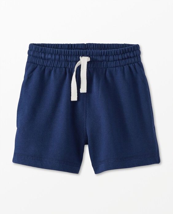 Teal Blue Plain Shorts