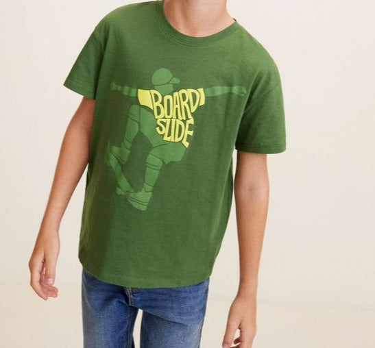 Board Slide Green Tee